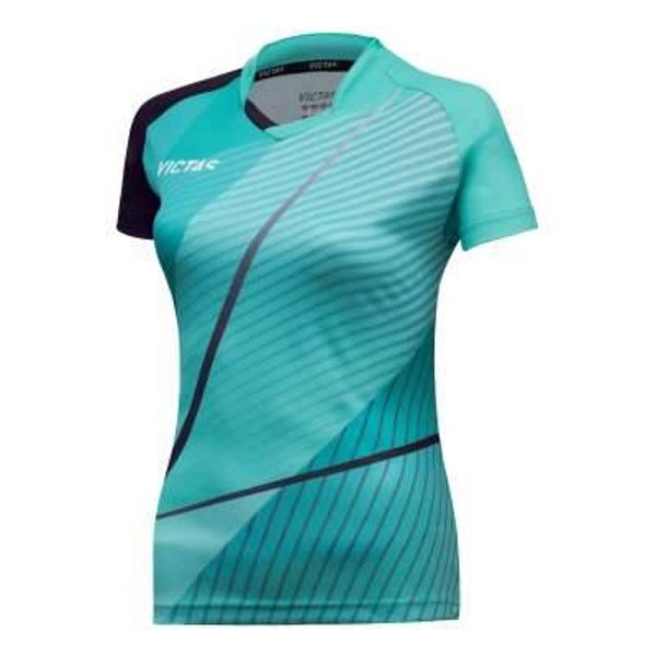 VICTAS Ladyshirt 237 - mintgrün/sw