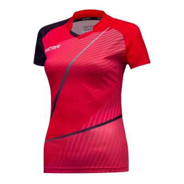 VICTAS Ladyshirt 237 - rot/sw