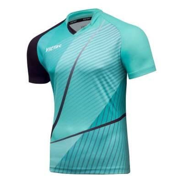VICTAS Shirt 236 - mintgrün/sw