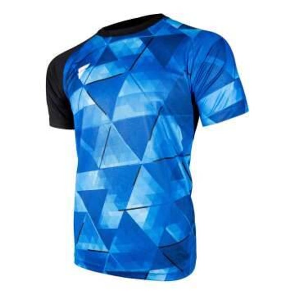 VICTAS T-Shirt 227 - blau/sw