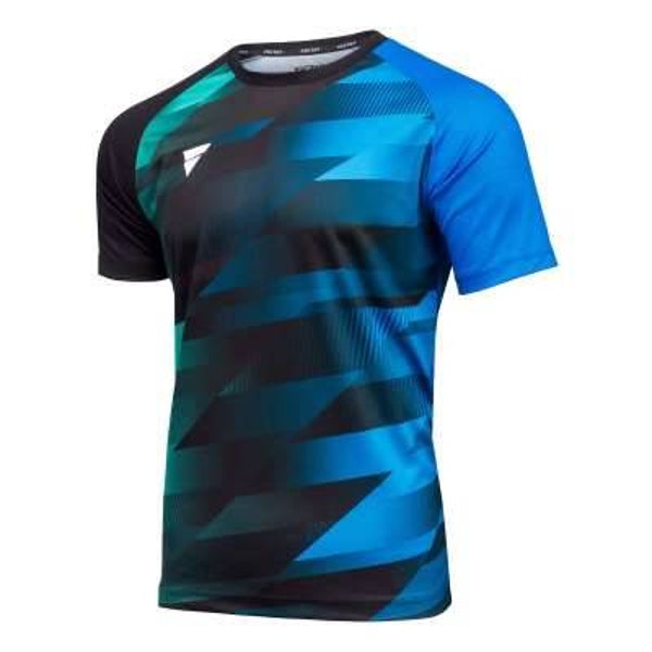 VICTAS T-Shirt 231 - blau/grün/sw