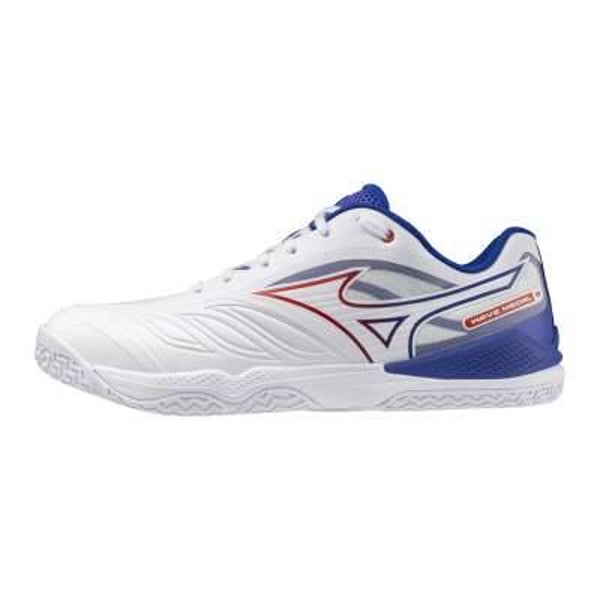 MIZUNO Schuh WaveMedal 8 - weiß/orange/blau