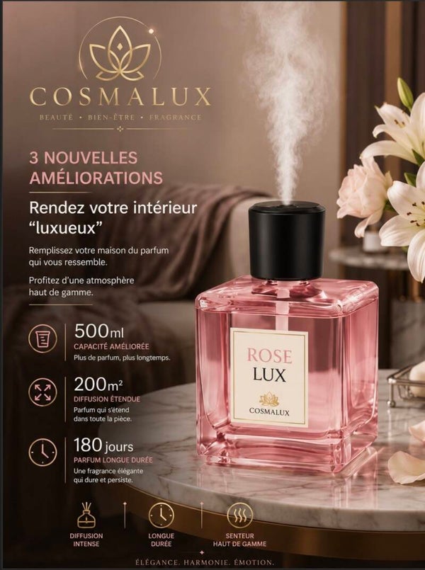 Diffuseur aromatique électrique_Rose Lux