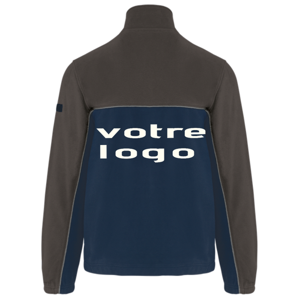 Veste micropolaire bicolore écoresponsable unisexe