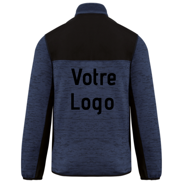 Veste recyclée en polytricot homme