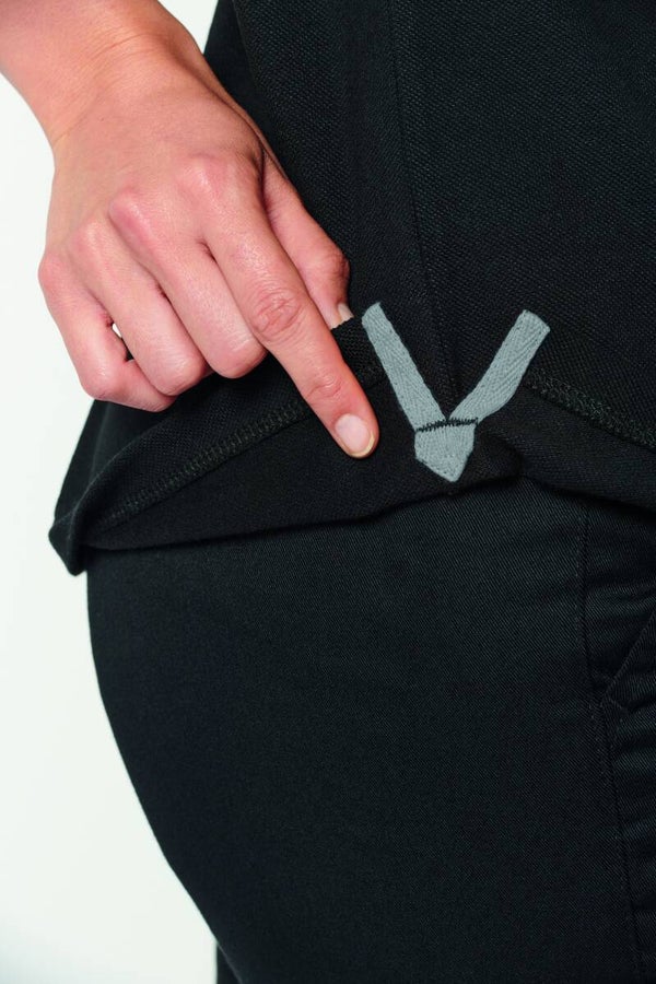 Polo bicolore écoresponsable manches courtes unisexe WK. Designed To Work - Collection Two-tone Line