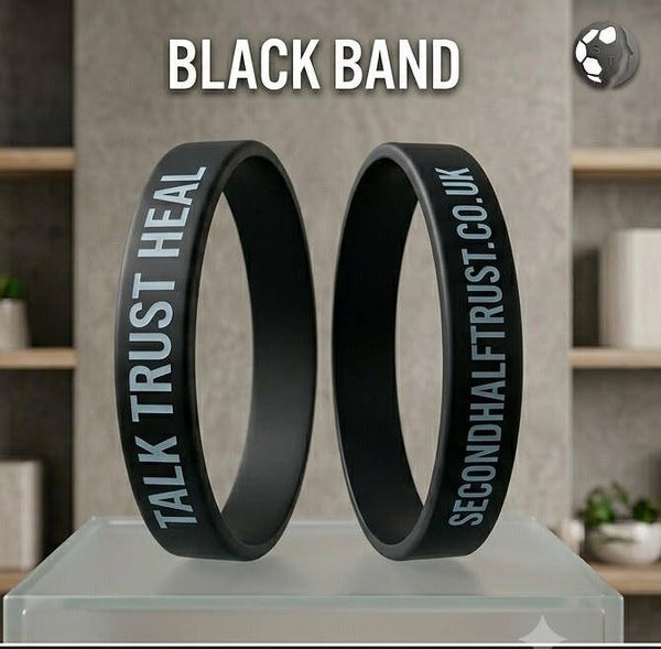 Black Charity Wristband