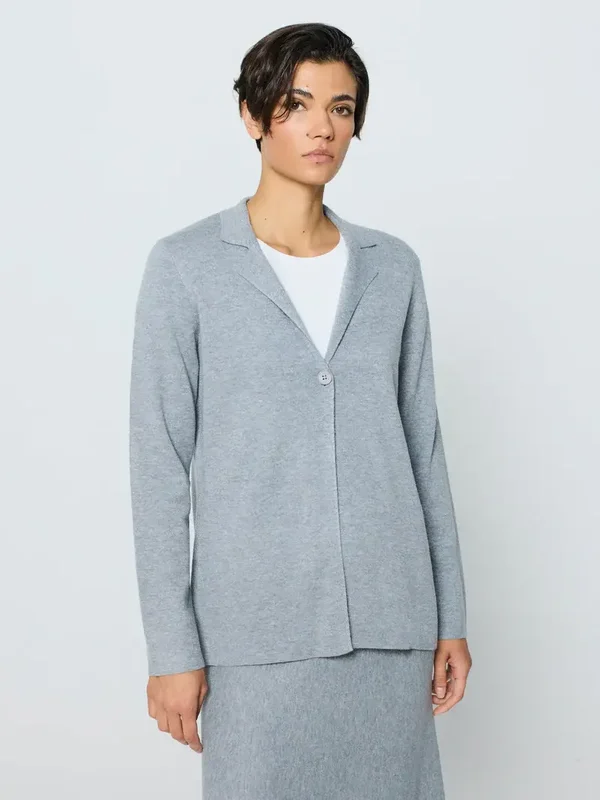 Blazer de punto gris Escorpión