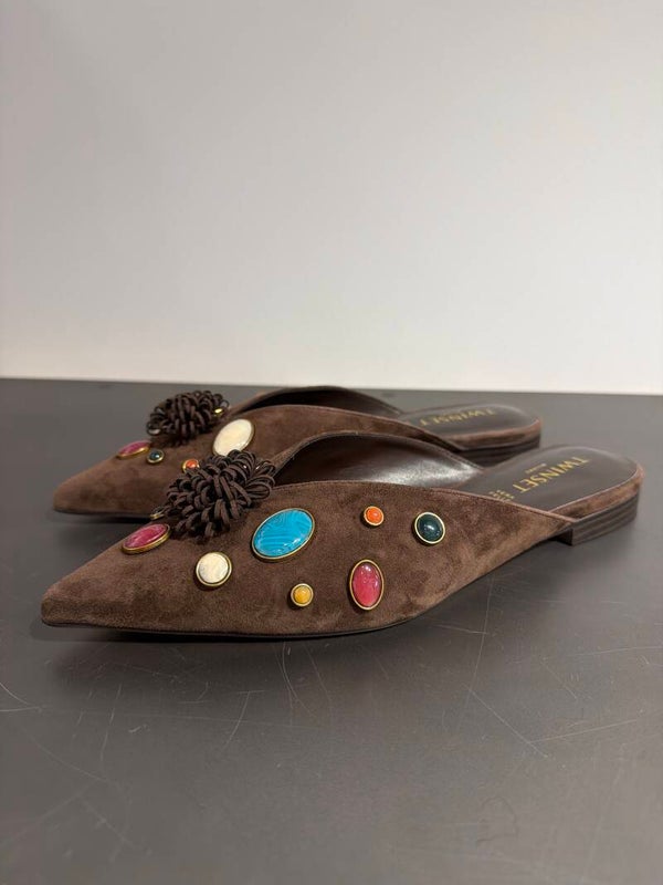 Mules choco Stones TwinSet Milano