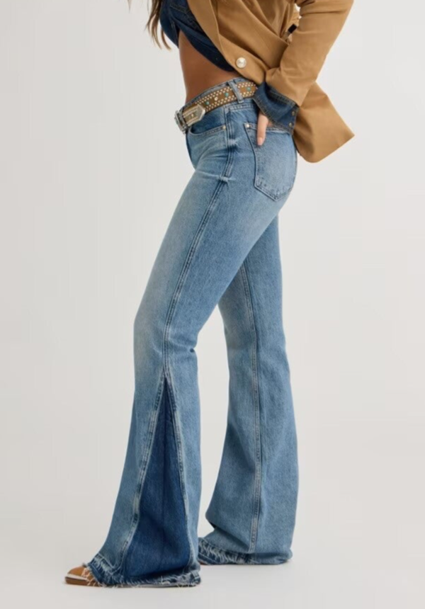 Jeans Campana bicolor Guess