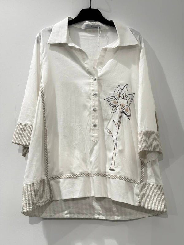 Blusa jaz. Mercedes de Miguel