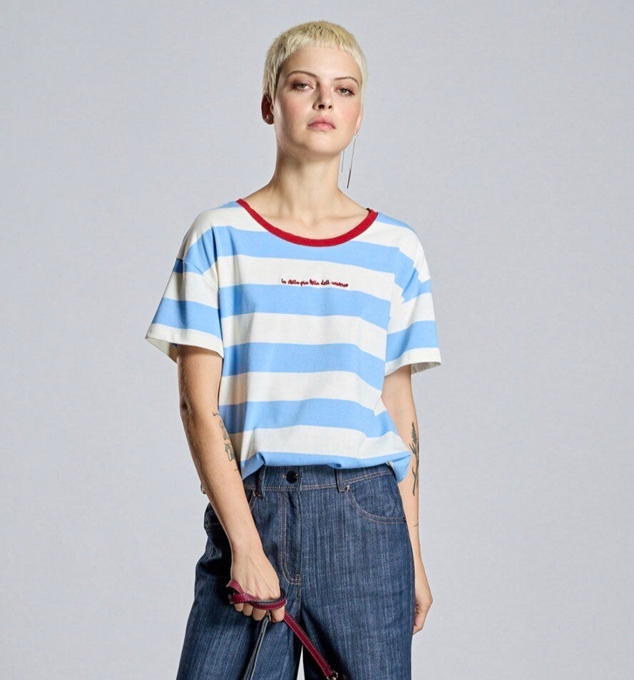 Camiseta rayas star Alba Conde