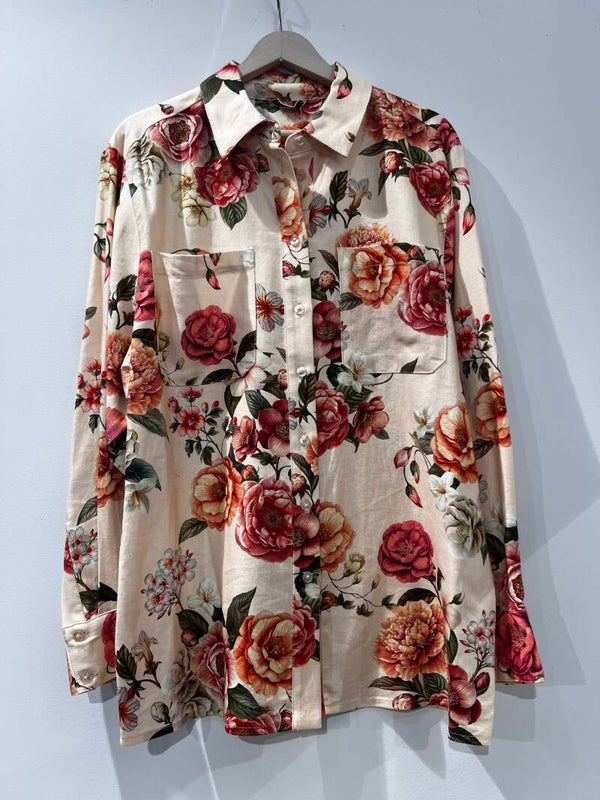 Blusa estampado flores Guess