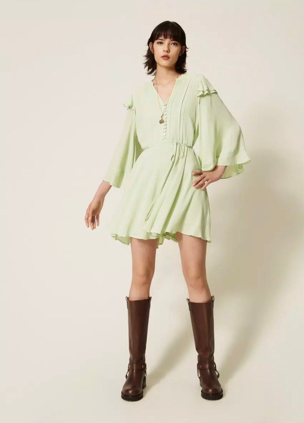 Vestido corto manzana TwinSet Milano