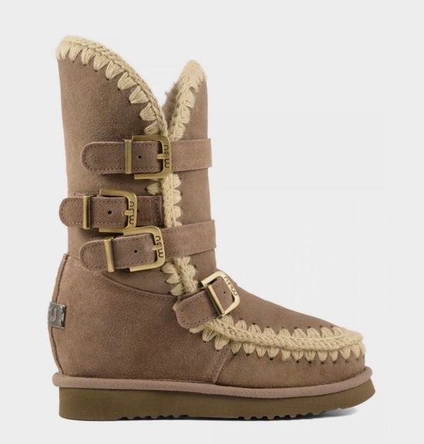 Eskimo inner wedge tall buckle straps Mou