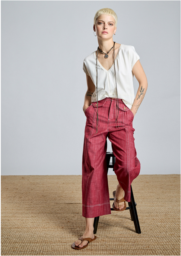 Culotte granate Alba Conde