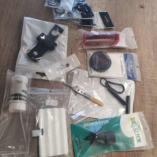 Set holders , reelvet , rings , meter , repair kit , foam holder