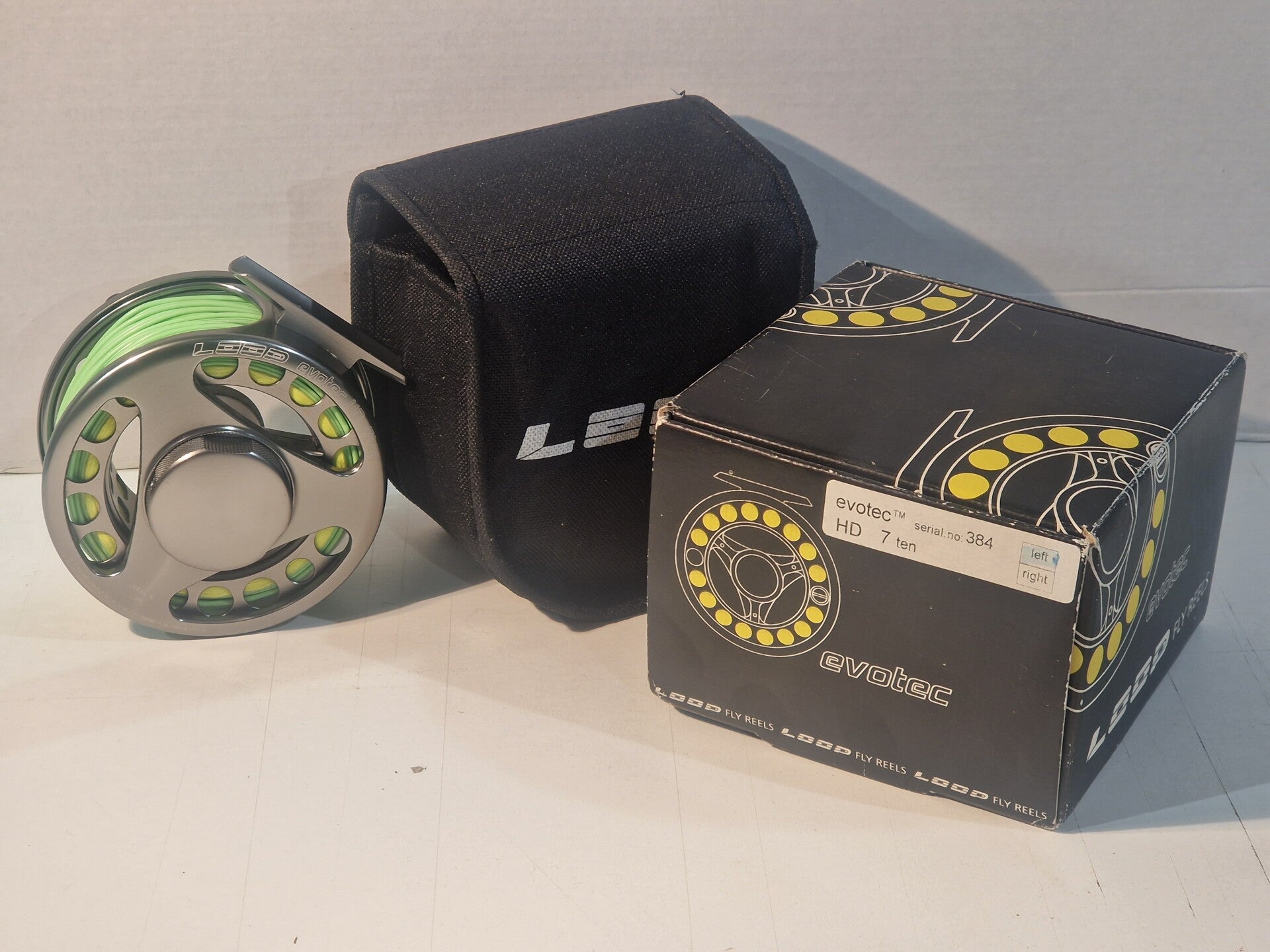 Loop 7ten reel made by Danielsson with flyline wf 9 f  , DEMO like new