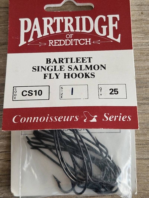 Partridge CS10 bartleet single salmon fly hooks