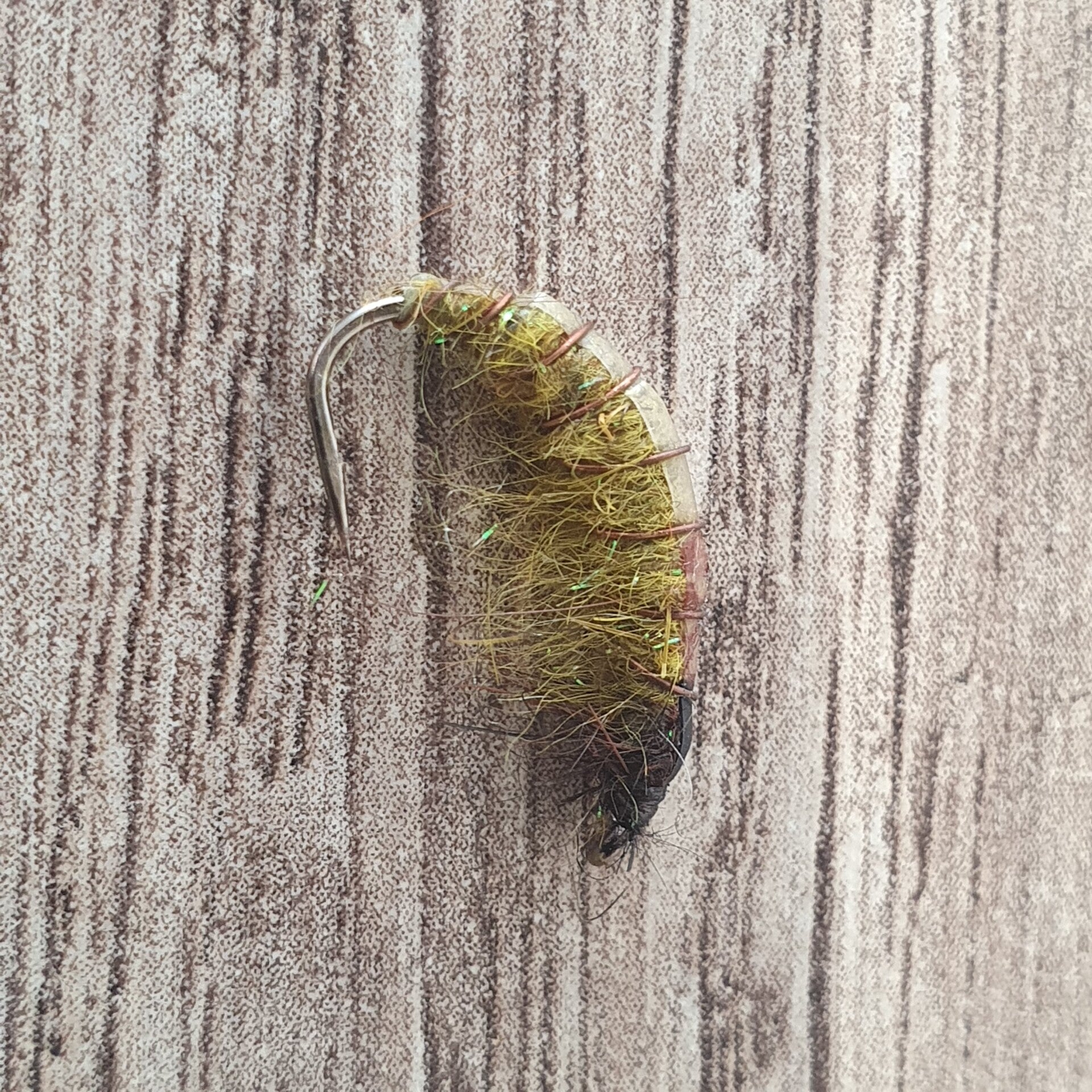 Czech nymph , verzwaard met looddraad