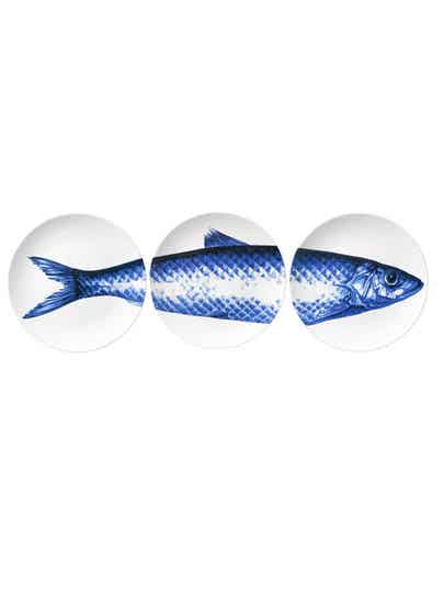 Drieluik Vis Heinen Delftsblauw