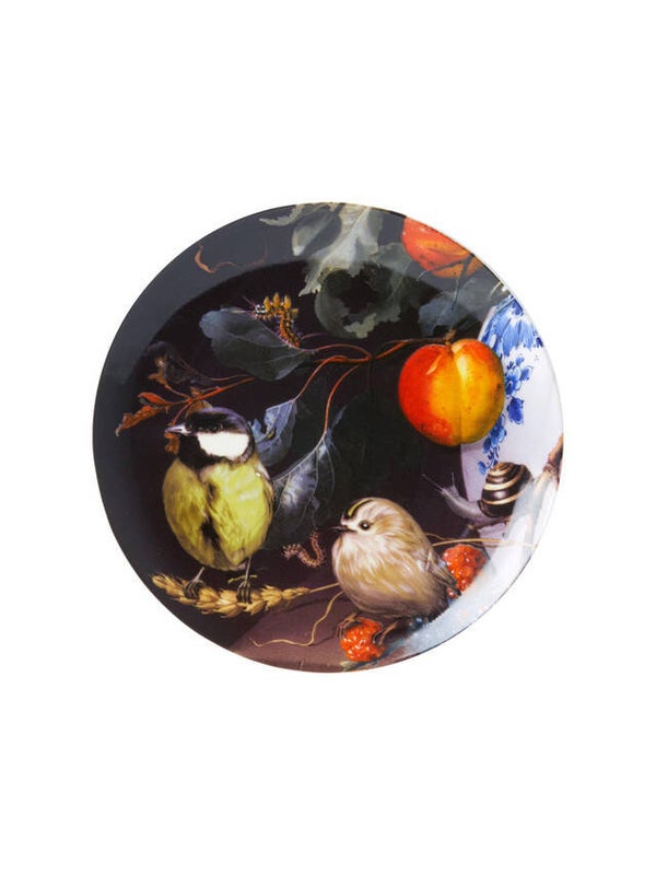 Wandbord Koolmees Heinen Deltsblauw