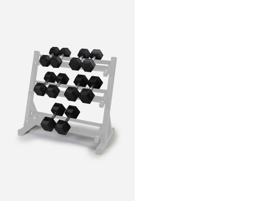 10kg - 20kg Hex Dumbbell Set (2.5kg Increments)