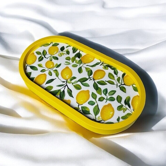 Tray met kleurrijk motief