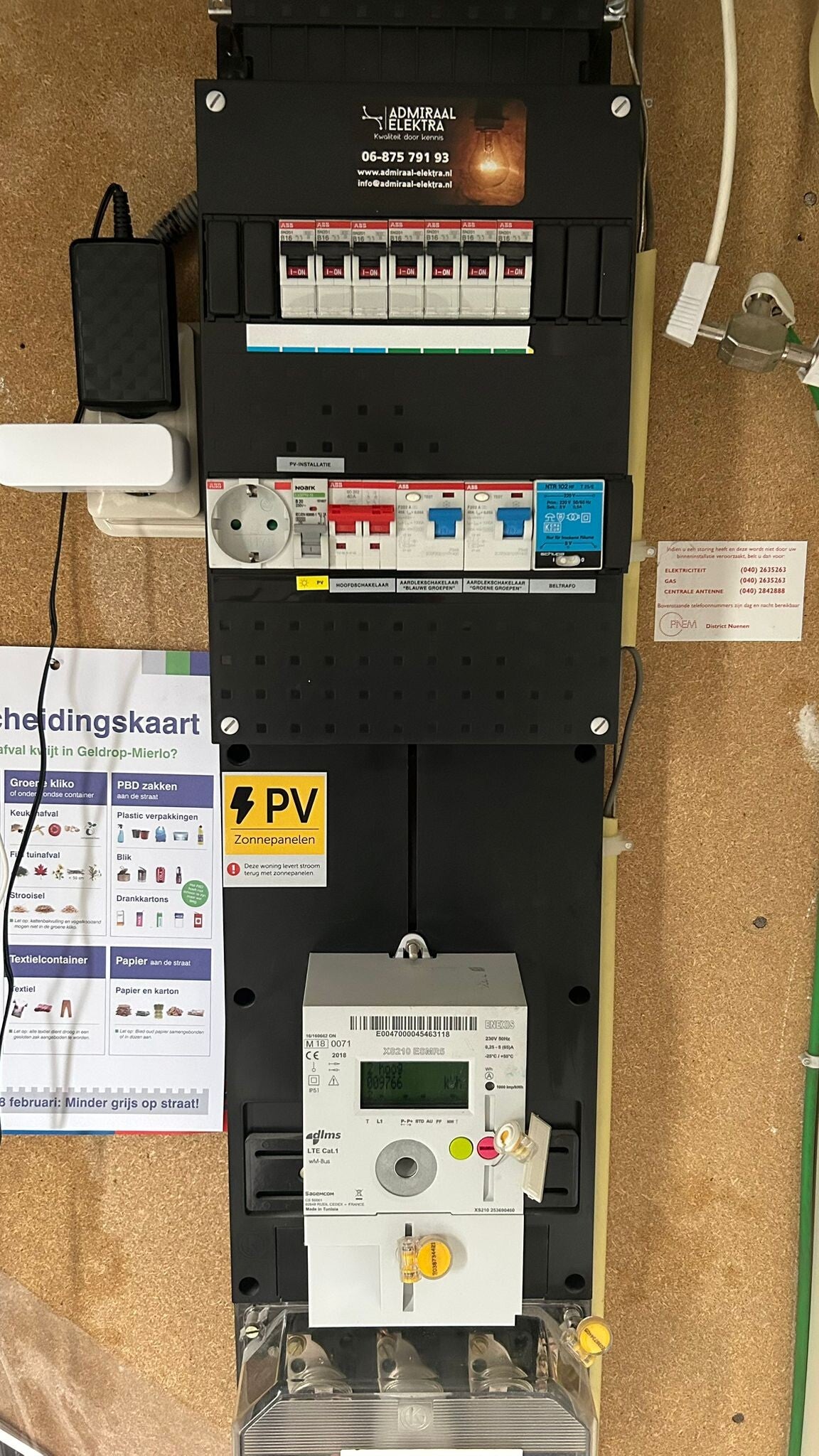 Groepenkast vervangen en meterkast moderniseren door elektricien Admiraal Elektra