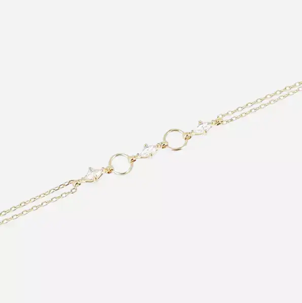 ZAG BIJOUX multi-row armband Deneba