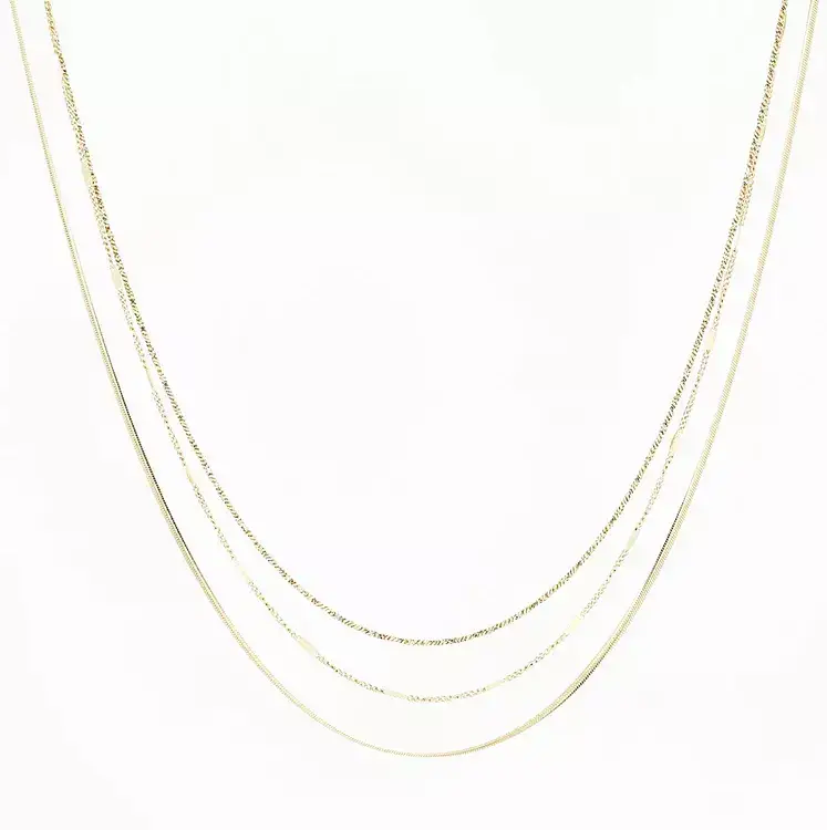 ZAG BIJOUX multi-row ketting Mimi