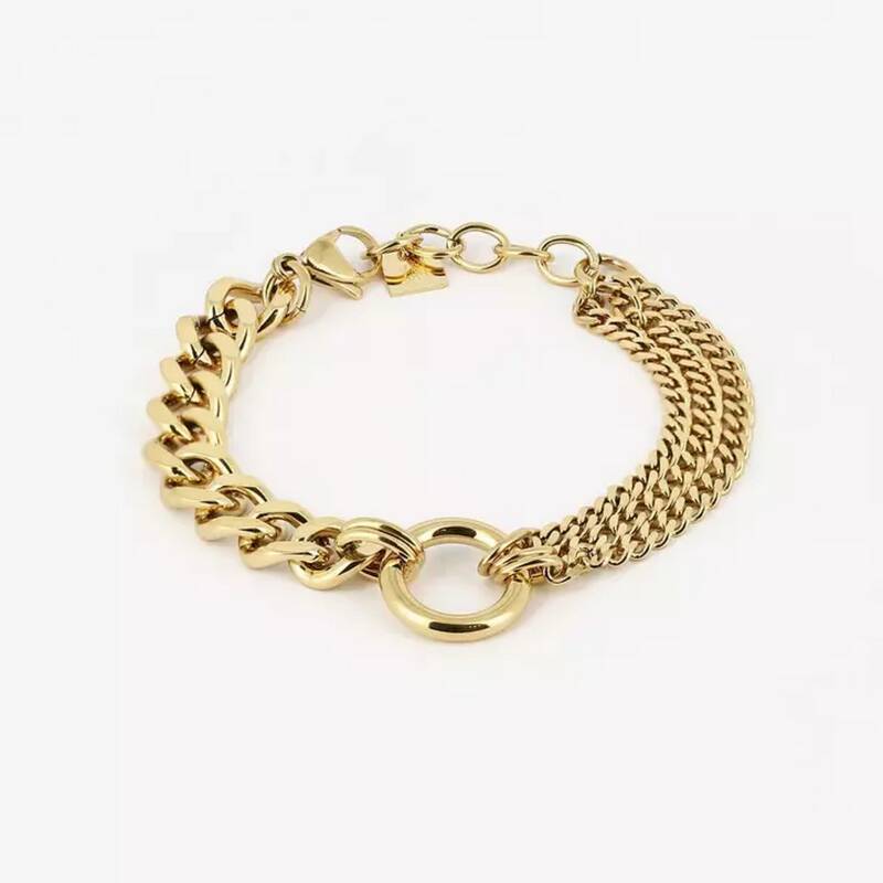 ZAG BIJOUX schakelarmband Quatro