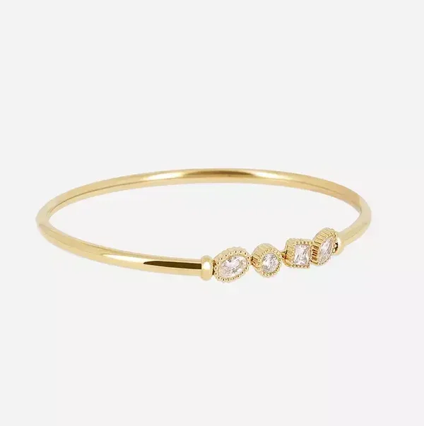 ZAG BIJOUX bangle Cefalu goldplated