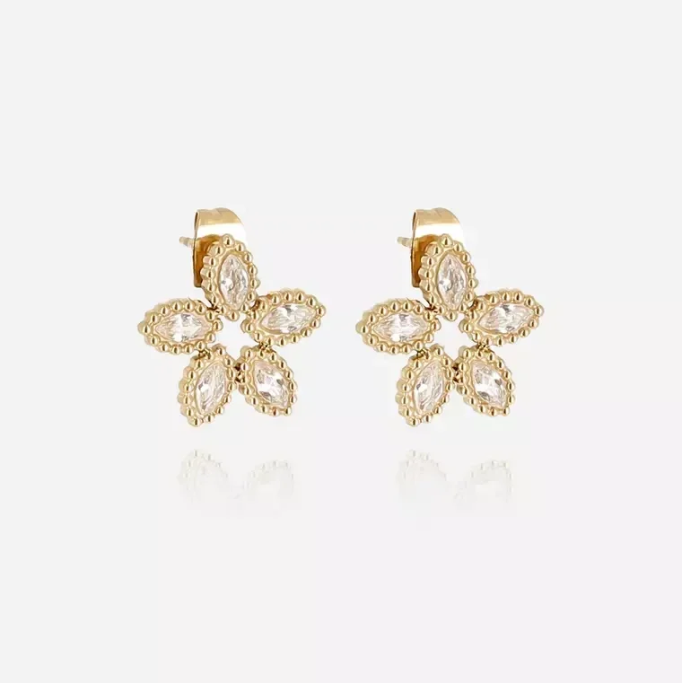 ZAG BIJOUX oorstekers Demo goldplated
