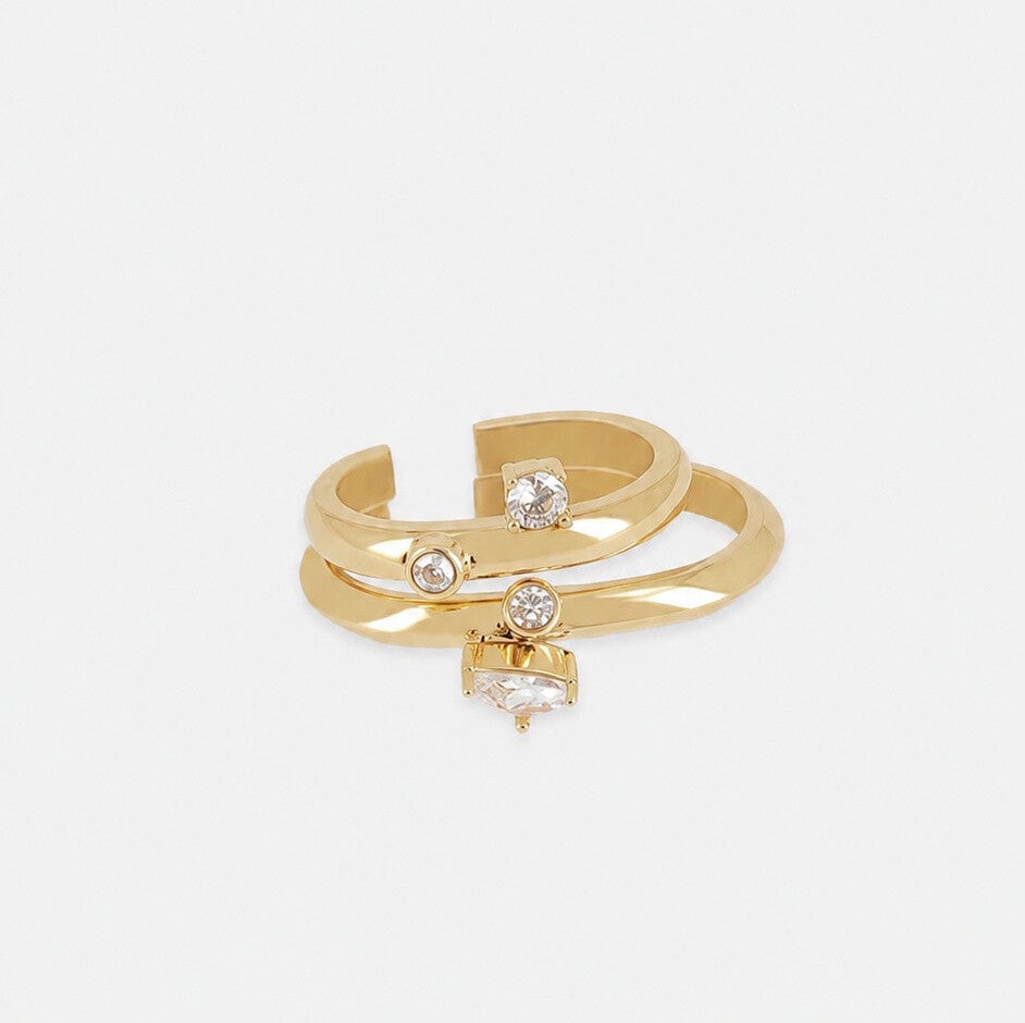 ZAG BIJOUX Earcuff Campi goldplated
