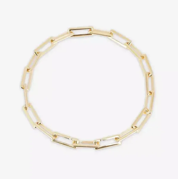 ZAG BIJOUX schakelketting Nymphe goldplated