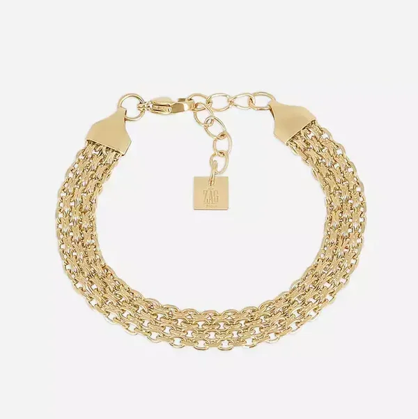 ZAG BIJOUX schakelarmband Lopigna goldplated