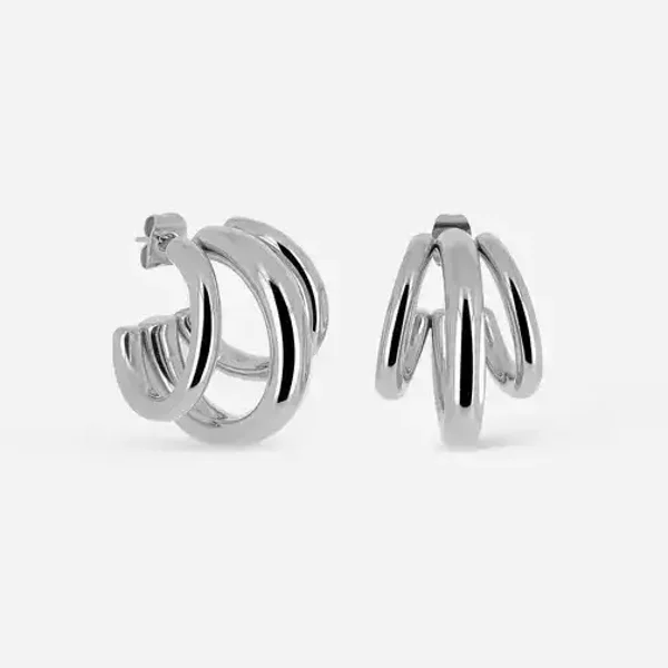 ZAG BIJOUX multi oorringen Trilogy