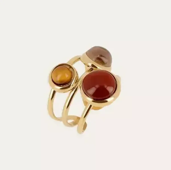 ZAG BIJOUX ring Gobi carnelian