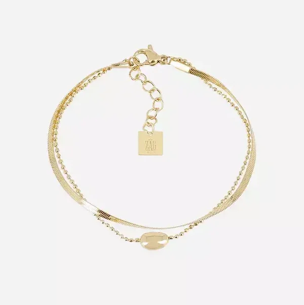 ZAG BIJOUX multi-row armband Epicure