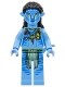 Lego Minifigur  Neytiri - Lime and Magenta Feather Necklace, Closed Mouth Smile