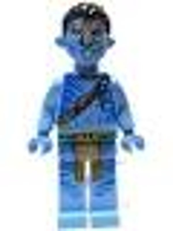 Lego Avatar Minifigur Jake Sully - Na'vi, Shoulder Strap, Orange Face Paint