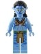 Lego Minifigur  Neytiri - Dark Orange Straps and Medium Nougat Feather Necklace, Closed Mouth Smile