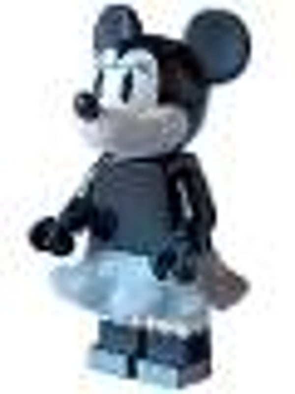 Lego Minifigur  Minnie Mouse - Vintage, Light Bluish Gray Skirt