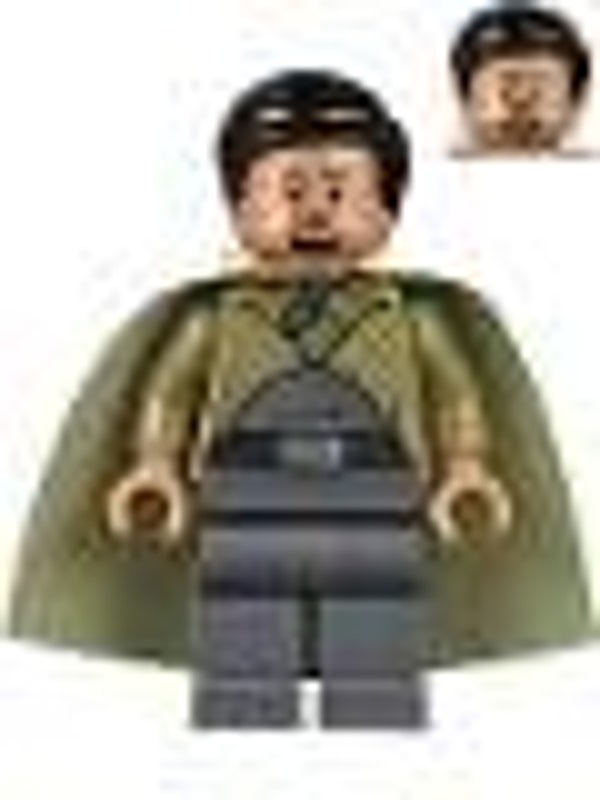 Lego Star Wars Minifigur Bail Organa - Olive Green Cloak