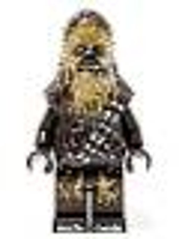 Lego Star Wars Minifigur Chewbacca - Dark Brown, Medium Nougat Fur, Snow Spots