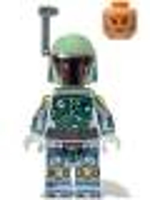 Lego Star Wars Minifigur Boba Fett - Helmet, Jet Pack, Printed Arms and Legs, Rangefinder