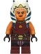 Lego Star Wars Minifigur Ahsoka Tano (Padawan) - Dark Red Backless Vest with Necklace and Belt, Medium Legs