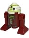 Lego Star Wars Minifigur Astromech Droid, R7-A7 - Dark Bluish Gray Rectangles