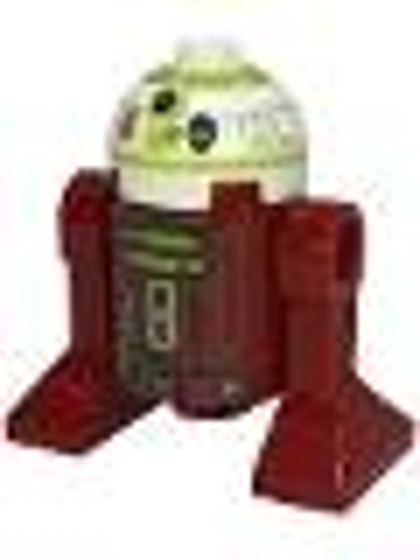 Lego Star Wars Minifigur Astromech Droid, R7-A7 - Dark Bluish Gray Rectangles